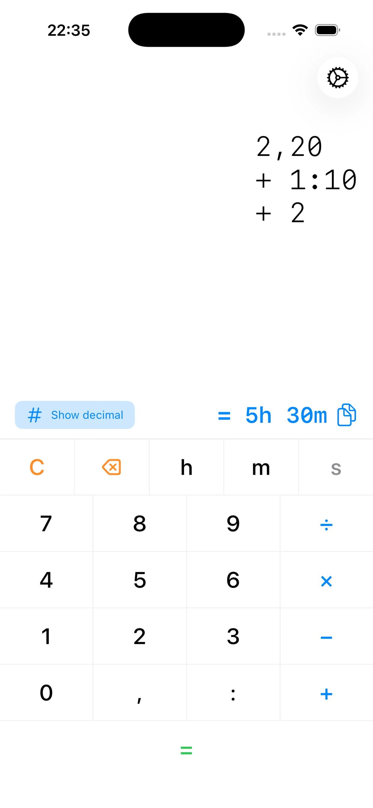 ChronoCalc Pro - Main Calculator