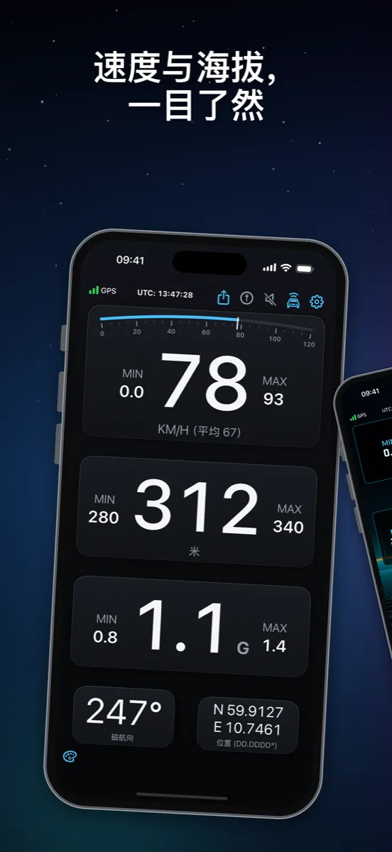 NavGlance iPhone – 速度与海拔，一目了然