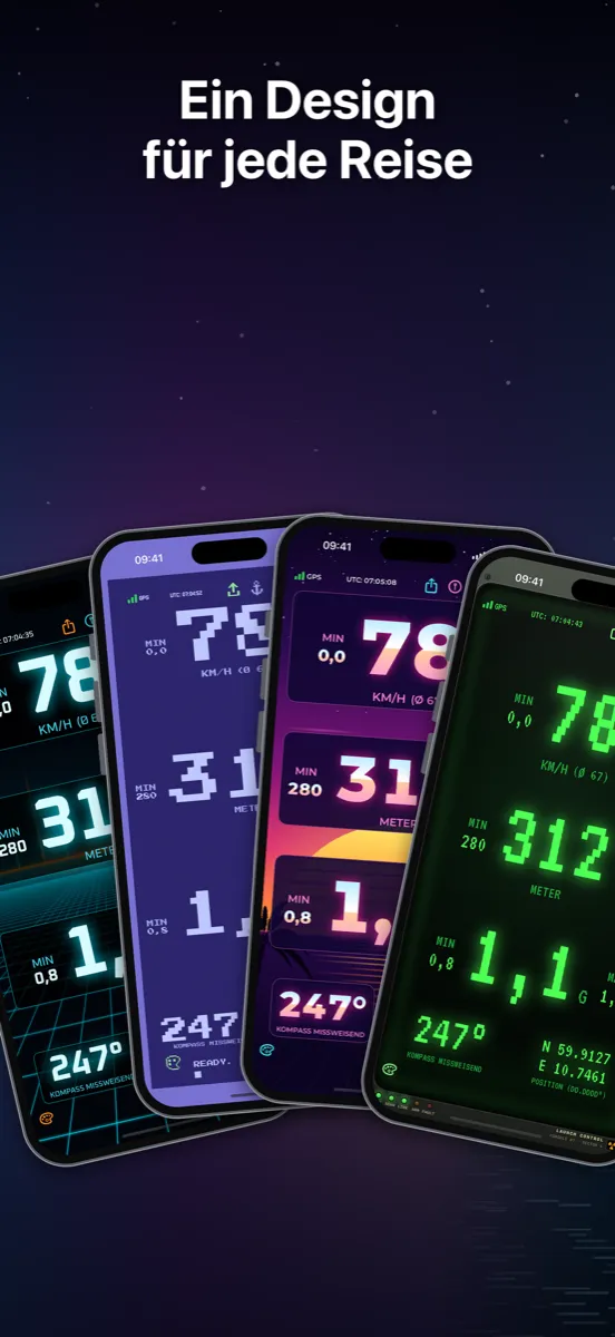 NavGlance iPhone – Ein Design für jede Reise