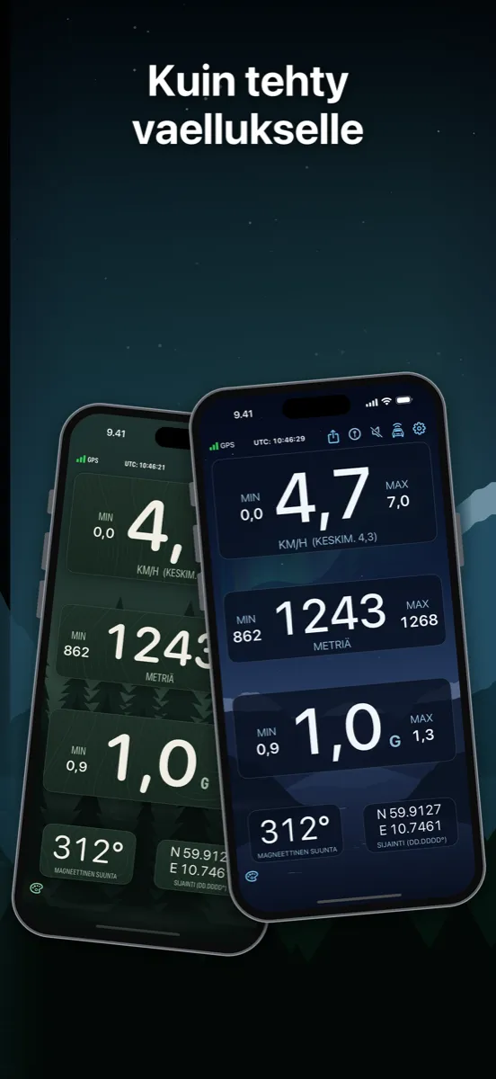 NavGlance iPhone – Kuin tehty vaellukselle