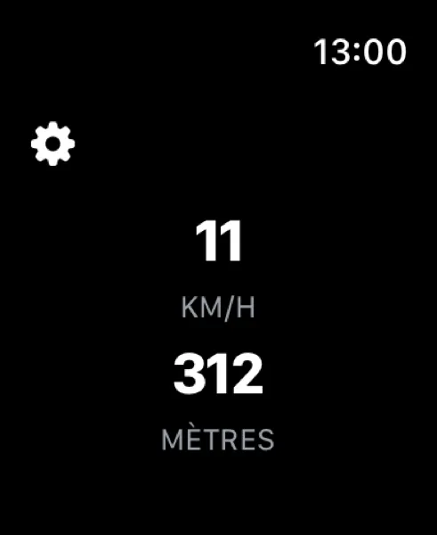 NavGlance – vitesse et altitude sur l’Apple Watch