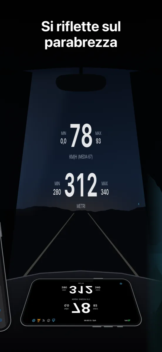 NavGlance iPhone – Si riflette sul parabrezza