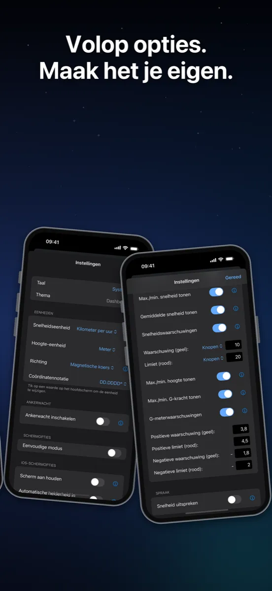 NavGlance iPhone – Volop opties. Maak het je eigen.