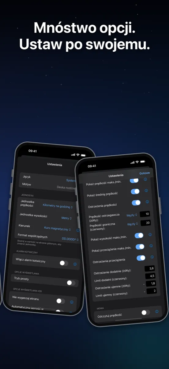 NavGlance iPhone – Mnóstwo opcji. Ustaw po swojemu.