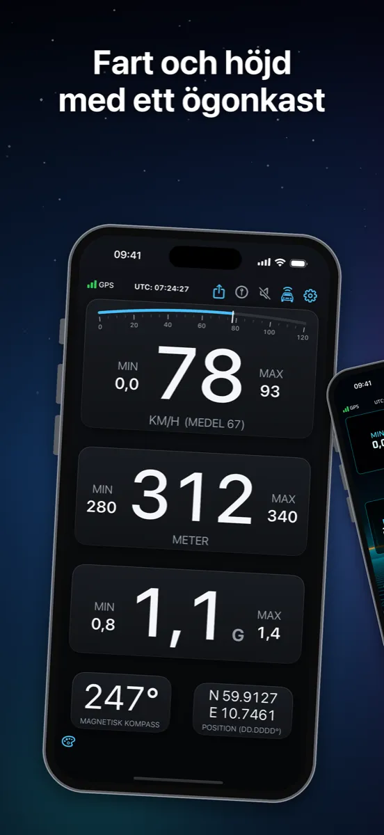 NavGlance iPhone – Fart och höjd med ett ögonkast
