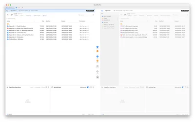 OmniFile Pro Dual-Pane Interface