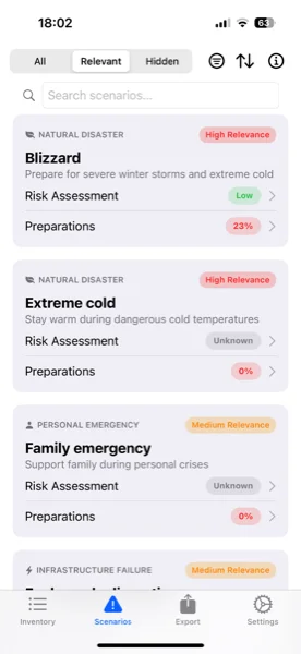 Prepper Pro Screenshot