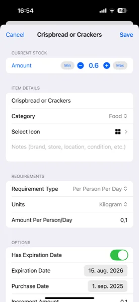 Prepper Pro Screenshot