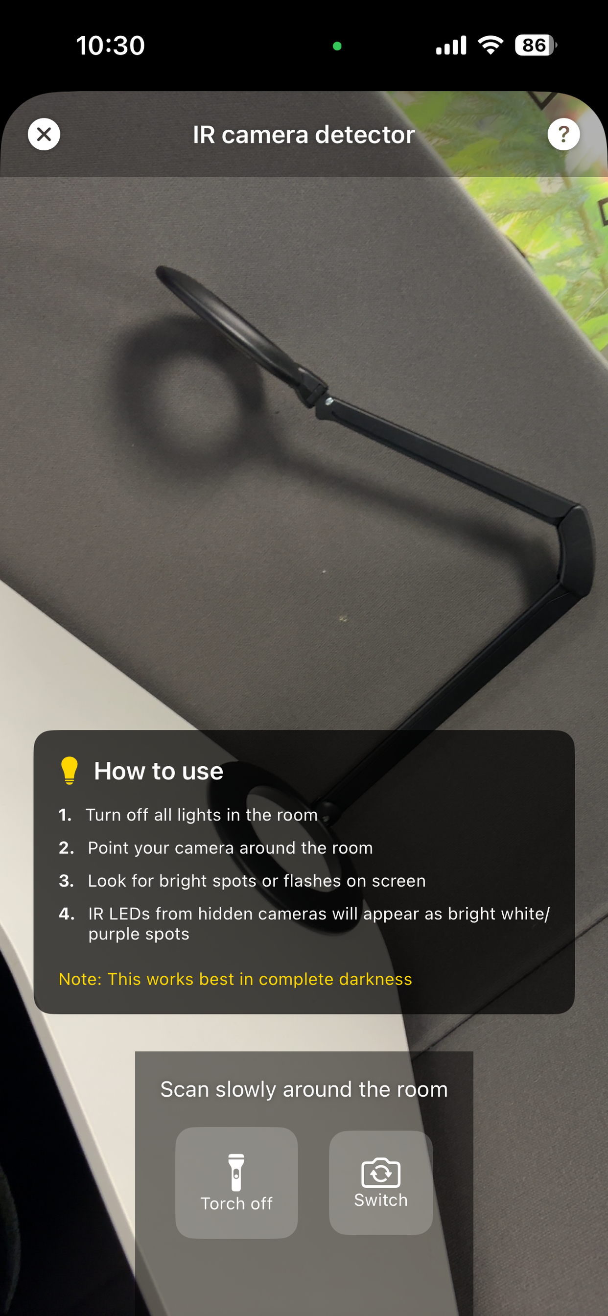 Remotely Pro on iPhone - connection management